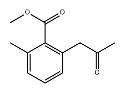 Methyl 2-methyl-6-(2-oxopropyl)benzoate 结构式