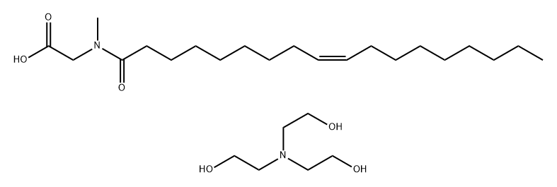 油酰基肌氨酸TEA盐 结构式