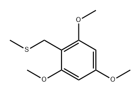 methyl(2,4,6-trimethoxybenzyl)sulfane 结构式