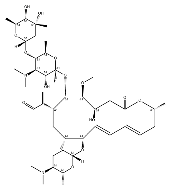 螺旋霉素杂质C 结构式