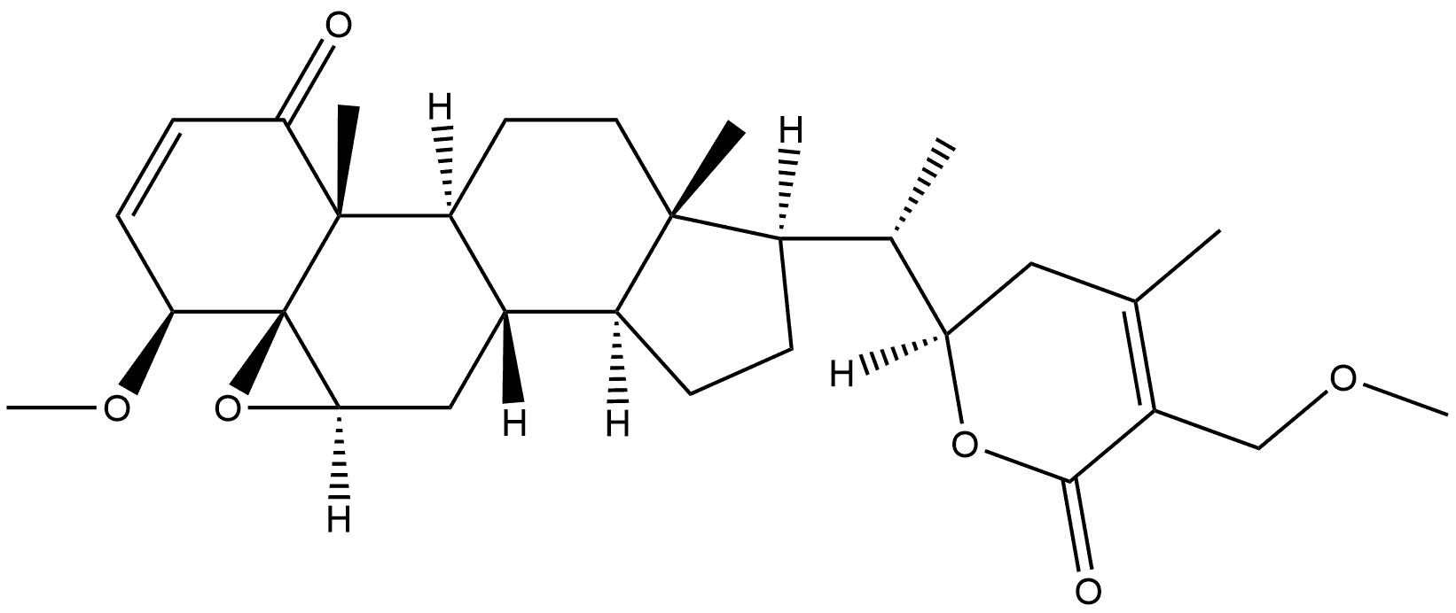 化合物 4,27-DIMETHYL WITHAFERIN A 结构式