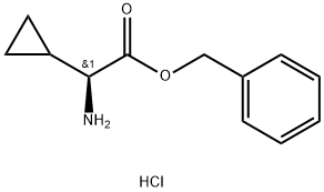 S-2-环丙基甘氨酸苄酯盐酸盐 结构式
