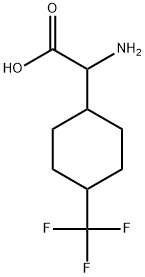 Cyclohexaneacetic acid, α-amino-4-(trifluoromethyl)- 结构式