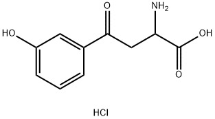 2-氨基-4-(3-羟基苯基)-4-氧亚基丁酸氢溴酸盐 结构式