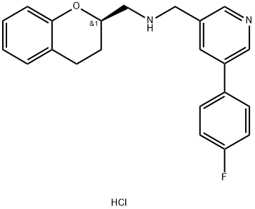 Sarizotan 2 HCl salt 结构式