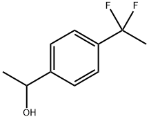 4-(1,1-二氟乙基)-Α-甲基苯甲醇 结构式