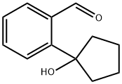 2-(1-hydroxycyclopentyl)benzaldehyde 结构式