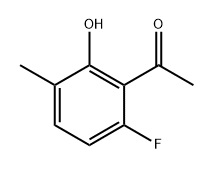 1-(6-fluoro-2-hydroxy-3-methylphenyl)ethan-1-one 结构式