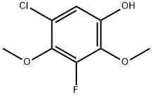 5-Chloro-3-fluoro-2,4-dimethoxyphenol 结构式