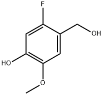 5-Fluoro-4-(hydroxymethyl)-2-methoxyphenol 结构式