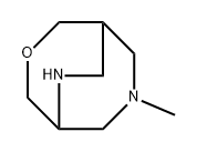 7-methyl-3-oxa-7,9-diazabicyclo[3.3.2]decane 结构式