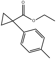 1- (4-甲基苯基)-环丙烷羧酸乙酯 结构式