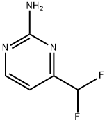 4-(二氟甲基)嘧啶-2-胺 结构式