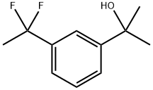 3-(1,1-二氟乙基)-Α,Α-甲基苯甲醇 结构式