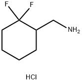 (2,2-二氟环己基)甲酰胺 盐酸盐 结构式