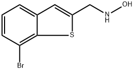 7-Bromo-N-hydroxybenzo[b]thiophene-2-methanamine 结构式