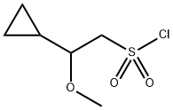 Cyclopropaneethanesulfonyl chloride, β-methoxy- 结构式