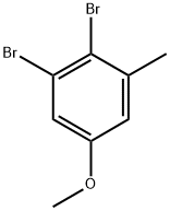 1,2-Dibromo-5-methoxy-3-methylbenzene 结构式