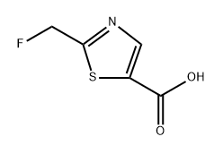 2-Fluoromethyl-thiazole-5-carboxylic acid 结构式