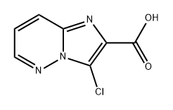 3-氯咪唑并[1,2-B]哒嗪-2-羧酸 结构式