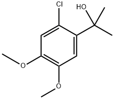 2-(2-Chloro-4,5-dimethoxyphenyl)propan-2-ol 结构式