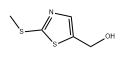 (2-(甲硫基)噻唑-5-基)甲醇 结构式