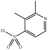2,3-二甲基吡啶-4-磺酰氯 结构式