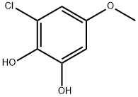 3-chloro-5-methoxybenzene-1,2-diol 结构式