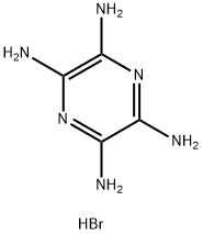 2,3,5,6-Pyrazinetetramine, hydrobromide (1:4) 结构式