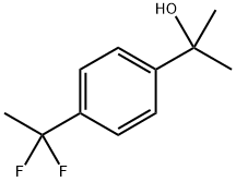 4-(1,1-二氟乙基)-Α,Α-甲基苯甲醇 结构式