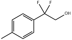 β,β-difluoro-4-methyl- Benzeneethanol 结构式