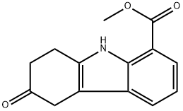 methyl 3-oxo-2,3,4,9-tetrahydro-1H-carbazole-8-carboxylate 结构式