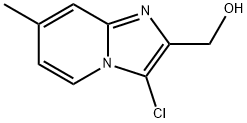 {3-chloro-7-methylimidazo[1,2-a]pyridin-2-yl}methanol 结构式