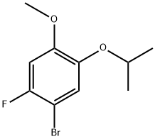 1-bromo-2-fluoro-5-isopropoxy-4-methoxybenzene 结构式