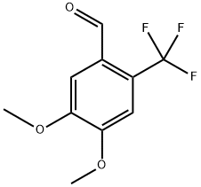 4,5-Dimethoxy-2-(trifluoromethyl)benzaldehyde 结构式