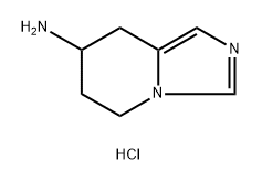 Imidazo[1,5-a]pyridin-7-amine, 5,6,7,8-tetrahydro-, hydrochloride (1:1) 结构式