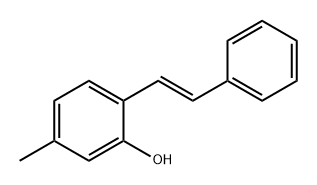 (E)-5-methyl-2-styrylphenol 结构式