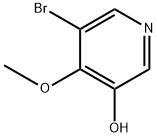 5-溴-4-甲氧基吡啶-3-醇 结构式