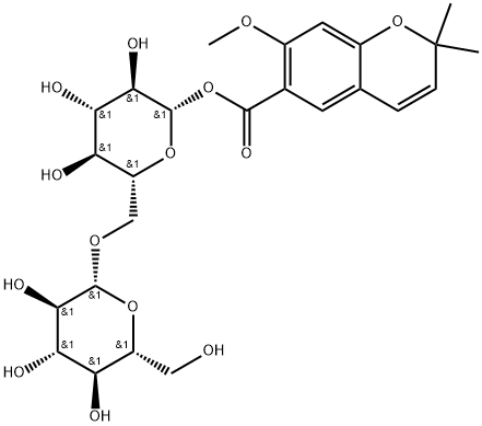 MACROPHYLLOSIDE D 结构式