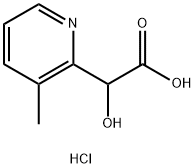 2-hydroxy-2-(3-methylpyridin-2-yl)acetic Acid hydrochloride 结构式