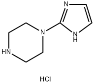 1-(1H-imidazol-2-yl)piperazine Dihydrochloride 结构式