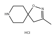 3-甲基-1-氧杂-2,8-二氮杂螺[4.5]癸-2-烯盐酸盐 结构式