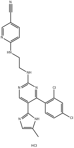 CHIR-99021盐酸盐 结构式