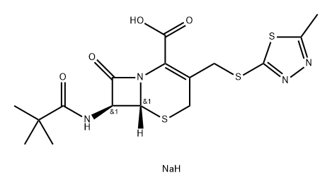 头孢唑啉杂质B 结构式