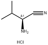 (S)-2-氨基-3-甲基丁腈盐酸盐 结构式