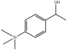 Benzenemethanol, α-methyl-4-(trimethylsilyl)- 结构式