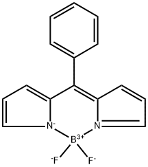 5-苯基二吡咯甲烷氟硼络合物 结构式