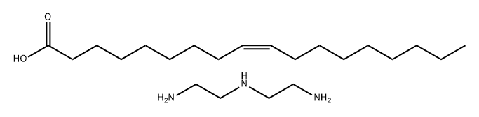 oleic acid, compound with N-(2-aminoethyl)ethane-1,2-diamine 结构式