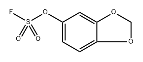 Fluorosulfuric acid, 1,3-benzodioxol-5-yl ester 结构式