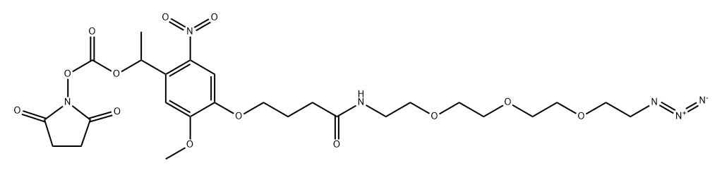 PC Azido-PEG3-NHS carbonate ester 结构式